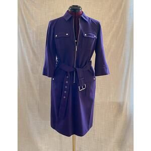 Michael Kors Purple Belted Dress, size small